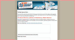 Desktop Screenshot of demo.thebestspinner.com
